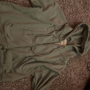 Green American Eagle Zip Up